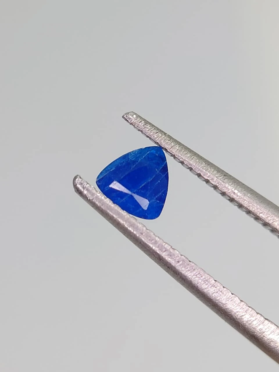 0.2ct Natural Trillion Faceted Hauyne from Afghanistan — view 4